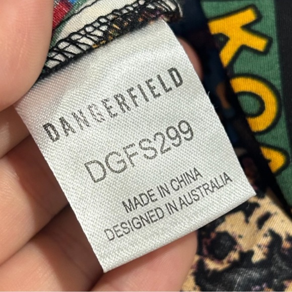 BNWT Dangerfield Cereal Cotton Shirt Dress Retro Australiana NZ Theme Print - Picture 9 of 10